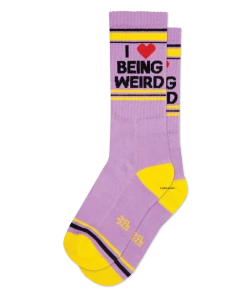 Lucinda's I ❤️ Being Weird Unisex Socks
