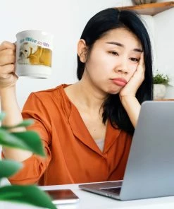 Lucinda's Be Nice To Me Dog Mug