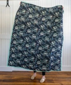 Lucinda's New Hedgehog Kantha Quilt
