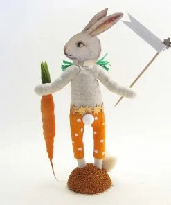 Lucinda's Big Score White Rabbit Figure New