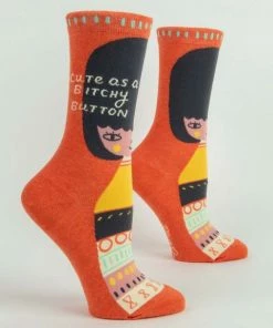Lucinda's Bitchy Button Women's Socks New