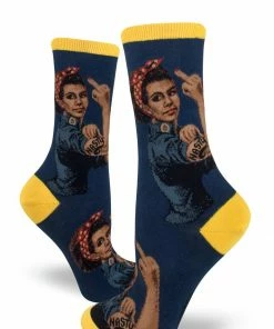 Lucinda's Navy Nasty Rosie Socks