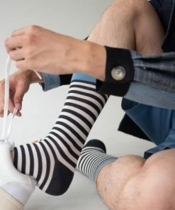 Lucinda's Black & White Striped Socks