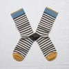 Lucinda's Black & White Striped Socks