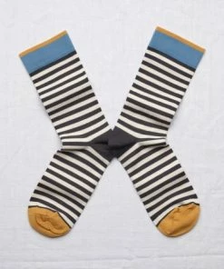 Lucinda's Black & White Striped Socks