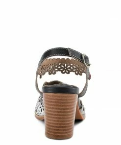 Lucinda's Black Multi Floradacious Sandal New 10 Lucinda's Black Multi Floradacious Sandal New