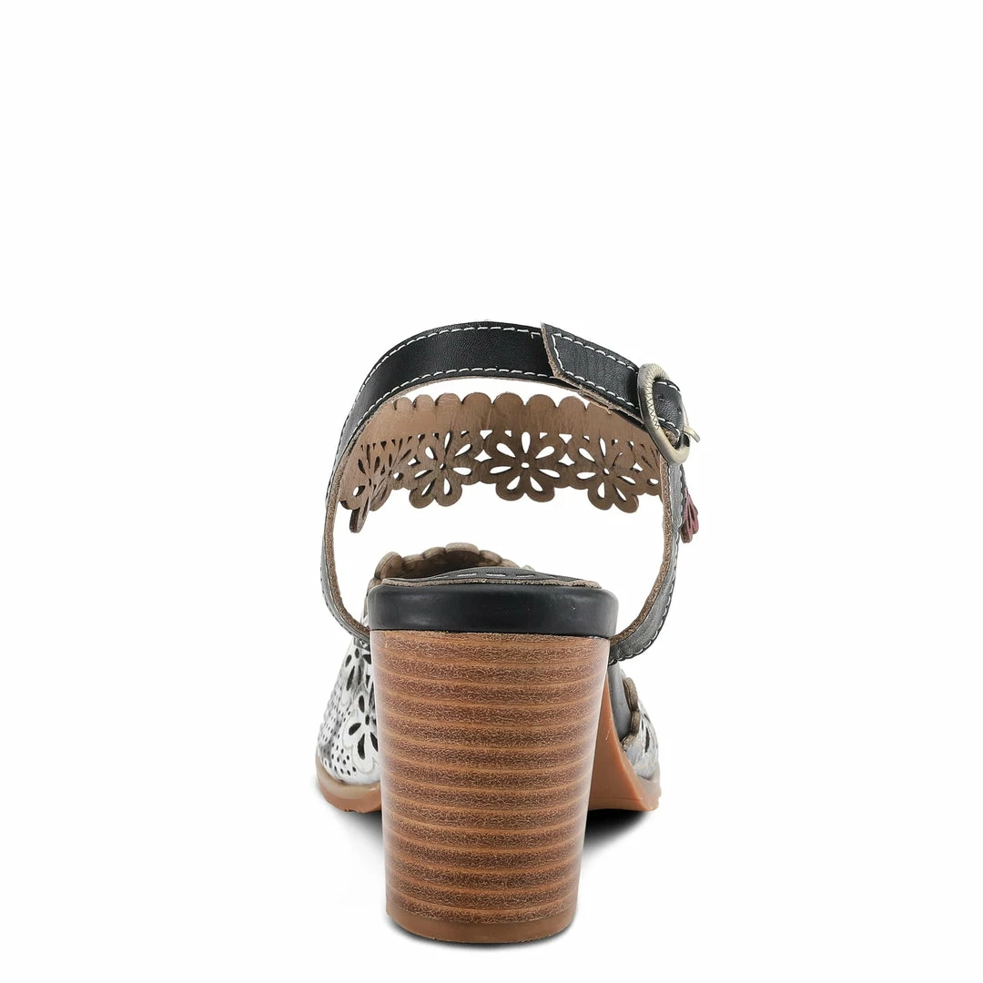 Lucinda's Black Multi Floradacious Sandal New 6 Lucinda's Black Multi Floradacious Sandal New