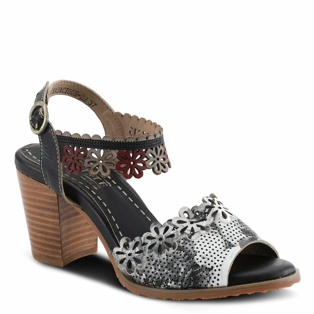 Lucinda's Black Multi Floradacious Sandal New 3 Lucinda's Black Multi Floradacious Sandal New