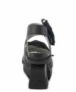 Lucinda's Black Shelly Rosette Sandal New 11 Lucinda's Black Shelly Rosette Sandal New