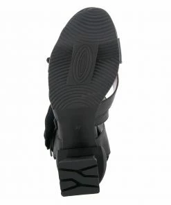 Lucinda's Black Shelly Rosette Sandal New 12 Lucinda's Black Shelly Rosette Sandal New