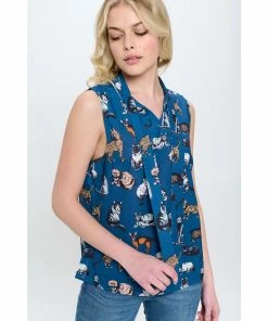 Lucinda's Cats And Cats And Cats Top