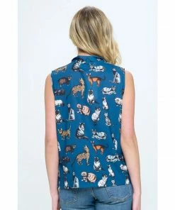 Lucinda's Cats And Cats And Cats Top