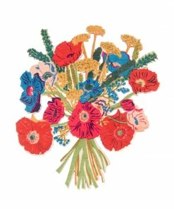 Lucinda's Bouquet Wooden Print