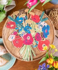 Lucinda's Bouquet Wooden Print