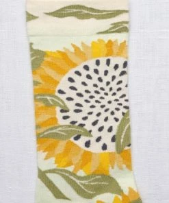 Lucinda's Bud Sunflower Socks