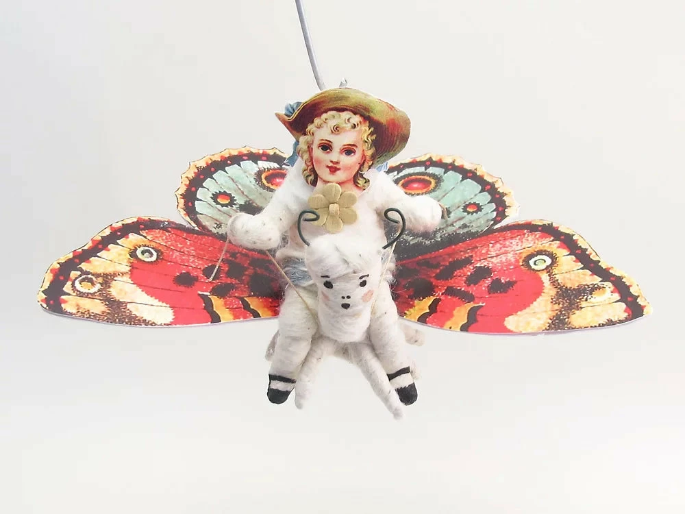 Lucinda's Butterfly Rider Ornament/Figure 4 Lucinda's Butterfly Rider Ornament/Figure