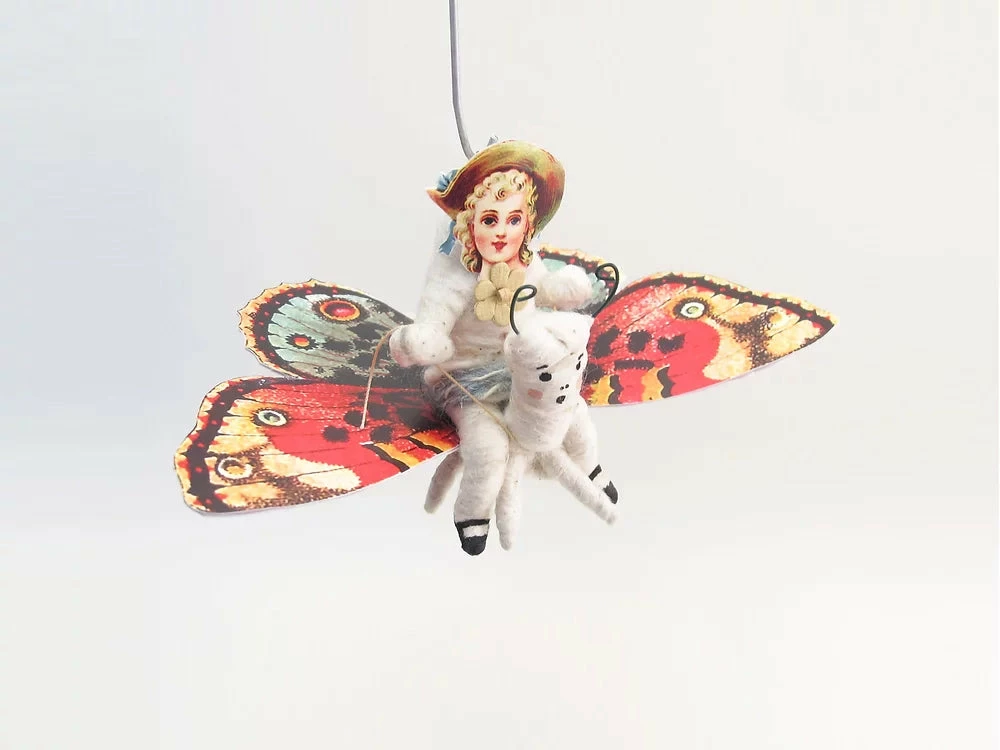 Lucinda's Butterfly Rider Ornament/Figure 3 Lucinda's Butterfly Rider Ornament/Figure