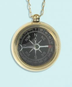 Lucinda's Trailblazer Compass Necklace New