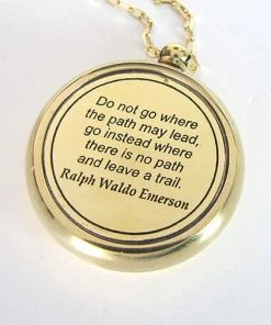 Lucinda's Trailblazer Compass Necklace New