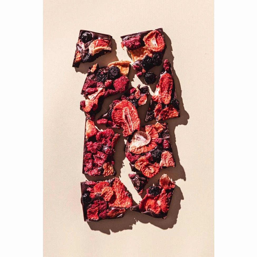 Lucinda's New California Berries Dark Chocolate Bar 5 Lucinda's New California Berries Dark Chocolate Bar