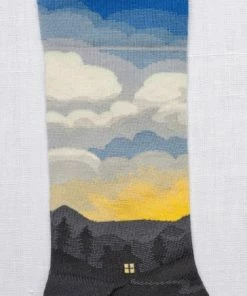 Lucinda's New Cabin Sunrise Socks