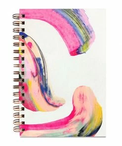 Lucinda's Candy Swirl Hand Painted Notebook New