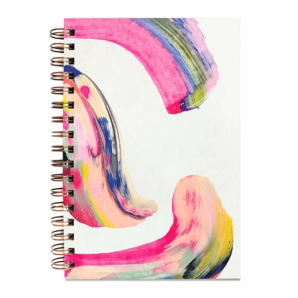 Lucinda's Candy Swirl Hand Painted Notebook New 3 Lucinda's Candy Swirl Hand Painted Notebook New