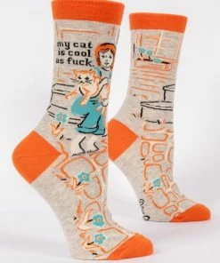 Lucinda's Wichita My Cat Is Cool AF Women's Socks New