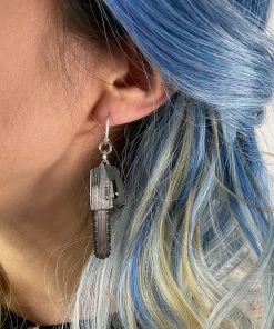 Lucinda's New Chainsaw Earrings
