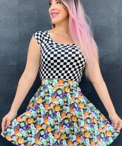 Lucinda's Checkers Boat Neck Top 7 Lucinda's Checkers Boat Neck Top