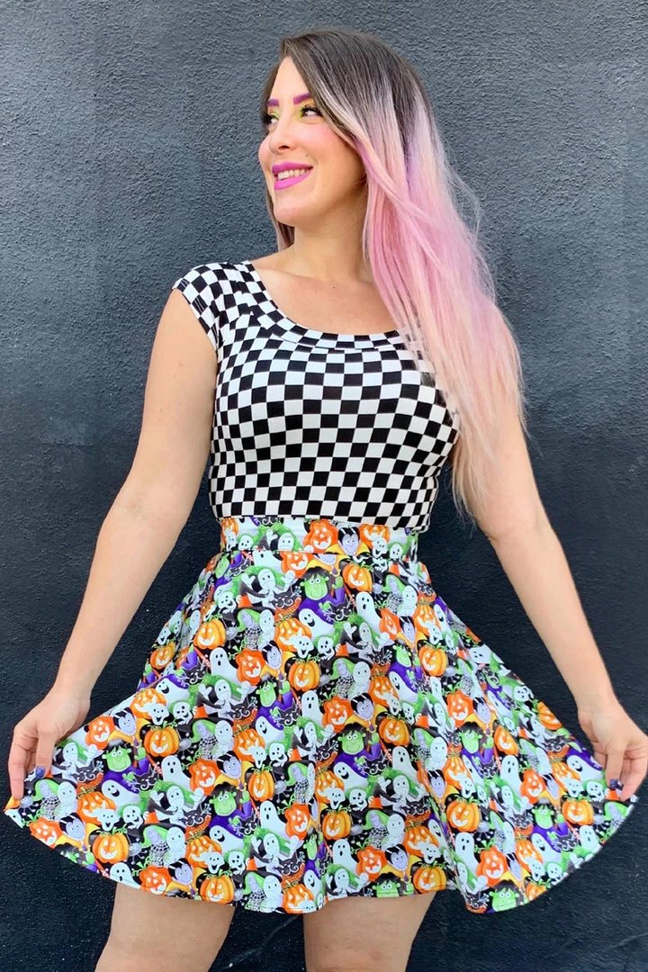 Lucinda's Checkers Boat Neck Top 5 Lucinda's Checkers Boat Neck Top