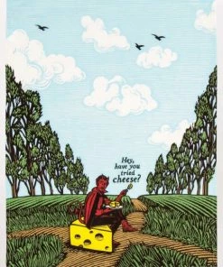 Lucinda's Wichita Cheese Dish Towel