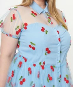 Lucinda's Cherry Hollie Dress New 8 Lucinda's Cherry Hollie Dress New