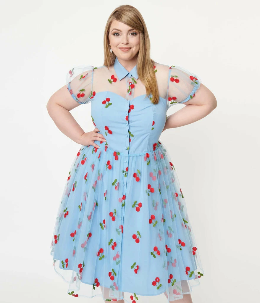 Lucinda's Cherry Hollie Dress New 6 Lucinda's Cherry Hollie Dress New