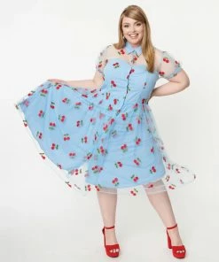 Lucinda's Cherry Hollie Dress New