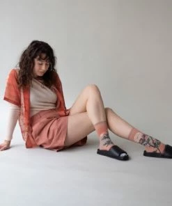 Lucinda's Chrysanthemum Socks