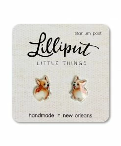 Lucinda's New Corgi Butt Earrings