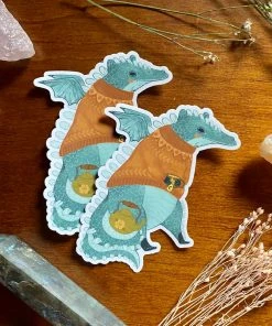 Lucinda's Cozy Dragon Sticker