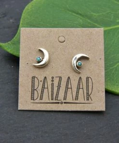 Lucinda's New Crescent Moon Studs