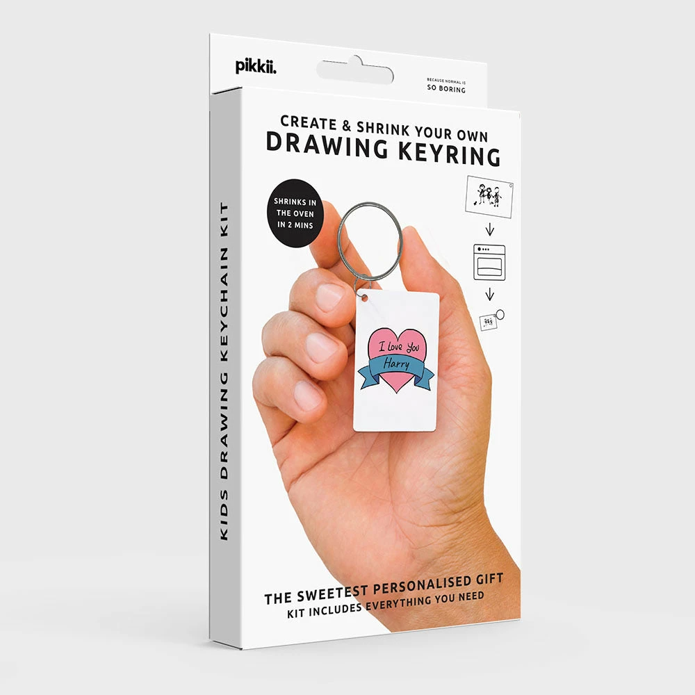 Lucinda's New Drawing Shrink Key Chain Kit 3 Lucinda's New Drawing Shrink Key Chain Kit
