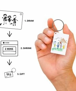 Lucinda's New Drawing Shrink Key Chain Kit 9 Lucinda's New Drawing Shrink Key Chain Kit