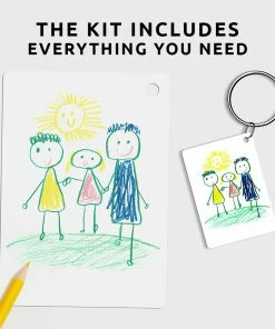Lucinda's New Drawing Shrink Key Chain Kit 10 Lucinda's New Drawing Shrink Key Chain Kit