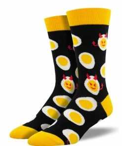 Lucinda's Deviled Eggs Men's Socks New
