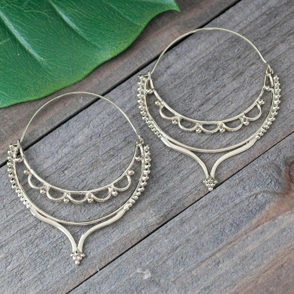 Lucinda's New Brass Dewdrop Earrings 3 Lucinda's New Brass Dewdrop Earrings