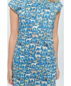 Lucinda's New Dog Print Dress