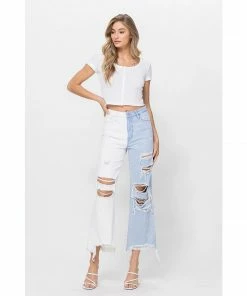 Lucinda's New Duo High Waisted Cropped Jeans