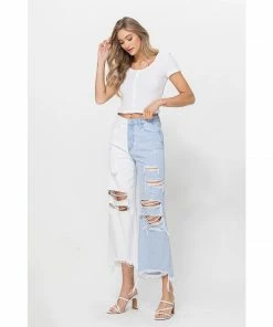 Lucinda's New Duo High Waisted Cropped Jeans
