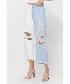 Lucinda's New Duo High Waisted Cropped Jeans
