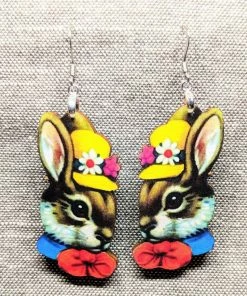 Lucinda's New Spring Bunny Earrings