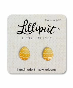 Lucinda's Yellow Easter Egg Earrings